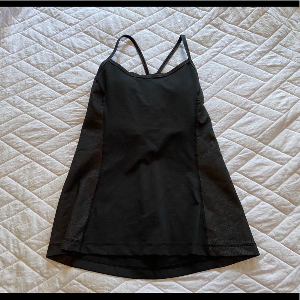 NWT UNDER ARMOUR Fitted Racer Tank Black L